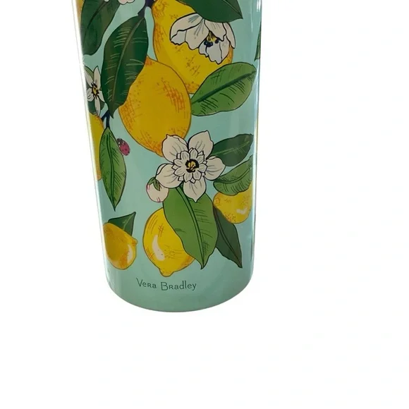 Vera Bradley Stainless Steel Water Bottles – Pineapple & Lemon Floral Print Set - Picture 2 of 10